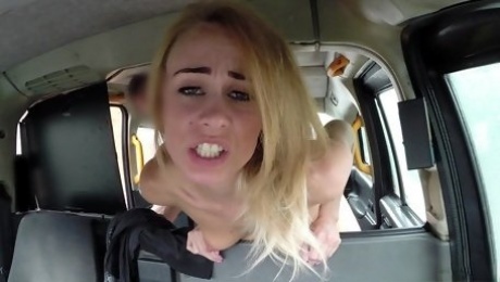 Blonde whore Carmel Anderson gets fucked by taxicab driver