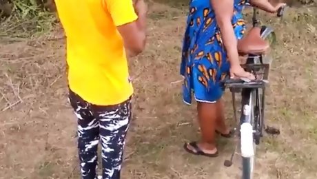 Outdoor sex with a village girl.