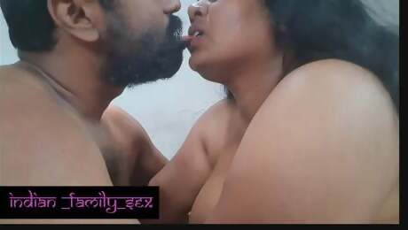 Indian Step Mom and step son lip lock