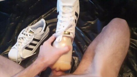 4K - Fucking Stoyas Fleshlight inside Adidas Superstar