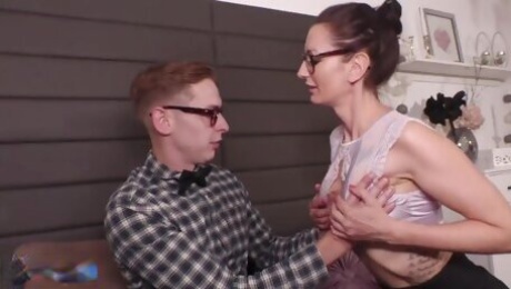 Raunchy skinny MILF unbelievable adult movie